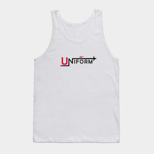 UNIFORM Aviation Phonetic Alphabet Pilot Airplane Tank Top